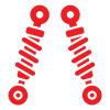 Automobile parts produced using our equipment