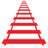 Railroad and steel rails include
